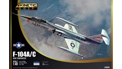 F-104A/C Lockheed, Starfighter - KINETIC K48096 1/48