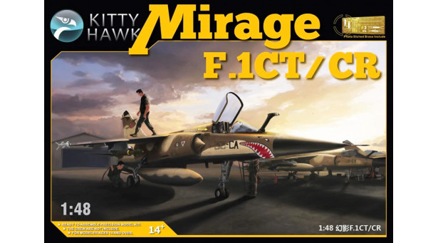 Mirage F1 CE/CR/CT Dassault - 1/48 KITTY HAWK KH80111