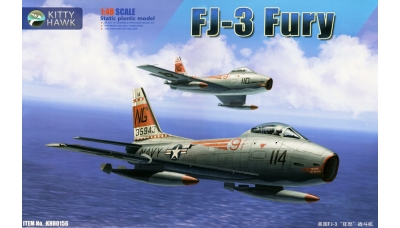 FJ-3/3M (F-1C) North American, Fury - KITTY HAWK KH80156 1/48