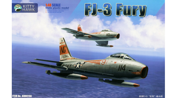 FJ-3/3M (F-1C) North American Aviation (NAA), Fury - 1/48 KITTY HAWK KH80156 FJ-3/3M (F-1C) North American Aviation (NAA), Fury - 1/48 KITTY HAWK KH80156