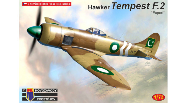 Tempest F Mk. II (F.2) Hawker - 1/72 KOVOZAVODY PROSTEJOV KPM0226