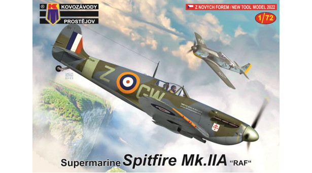 Spitfire Mk IIa Supermarine - 1/72 KOVOZAVODY PROSTEJOV KPM0302 Spitfire Mk IIa Supermarine - 1/72 KOVOZAVODY PROSTEJOV KPM0302