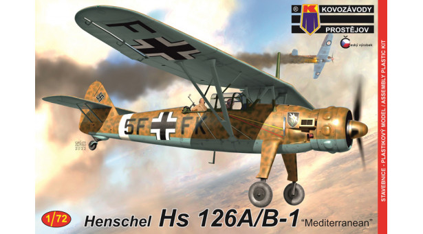 Hs 126A-1/B-1 Henschel - 1/72 KOVOZAVODY PROSTEJOV KPM0337 Hs 126A-1/B-1 Henschel - 1/72 KOVOZAVODY PROSTEJOV KPM0337