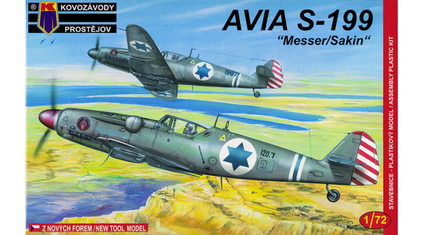 S-199 Avia - 1/72 KOVOZAVODY PROSTEJOV KPM0006 S-199 Avia - 1/72 KOVOZAVODY PROSTEJOV KPM0006