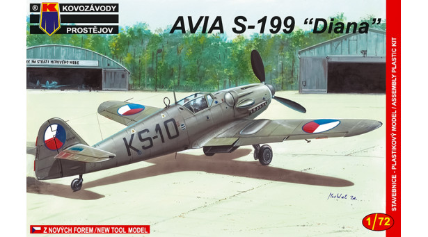 S-199 Avia - 1/72 KOVOZAVODY PROSTEJOV KPM0008