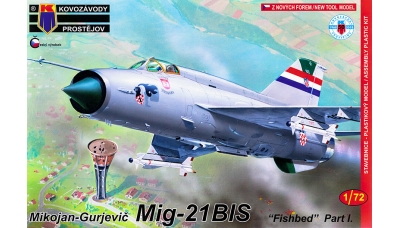 МиГ-21бис - KOVOZAVODY PROSTEJOV (KP) KPM0100 1/72