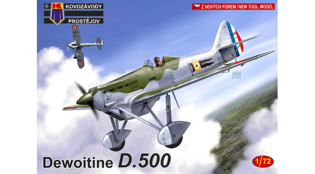 Dewoitine D.500 - 1/72 KOVOZAVODY PROSTEJOV KPM0177