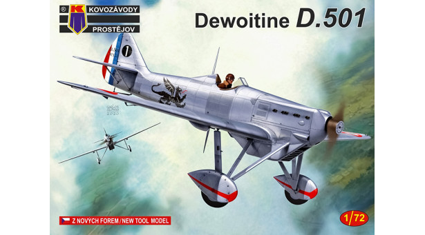 Dewoitine D.501 - 1/72 KOVOZAVODY PROSTEJOV KPM0178