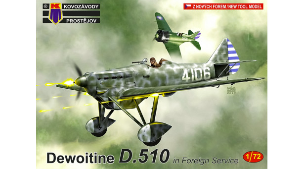 Dewoitine D.510A/C/R - 1/72 KOVOZAVODY PROSTEJOV KPM0185