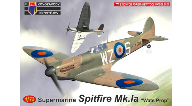 Spitfire Mk Ia Supermarine - 1/72 KOVOZAVODY PROSTEJOV KPM0260