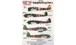 Ki-43-Ic / IIb (Otsu) / IIIa (Kou) Nakajima, Hayabusa - LIFELIKE DECALS 48-042 1/48