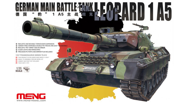 Leopard 1A5 Krauss-Maffei Wegmann - 1/35 MENG TS-015