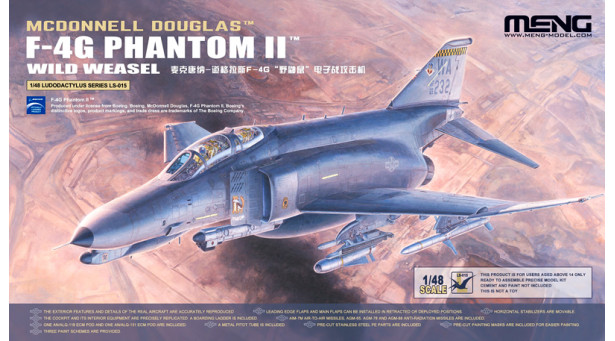 F-4G McDonnell Douglas, Phantom II - 1/48 MENG LS-015