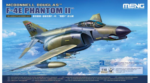 F-4E McDonnell Douglas, Phantom II - 1/48 MENG LS-017