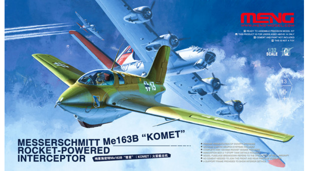 Me 163B-0/1a Messerschmitt, Komet - 1/32 MENG QS-001 Me 163B-0/1a Messerschmitt, Komet - 1/32 MENG QS-001