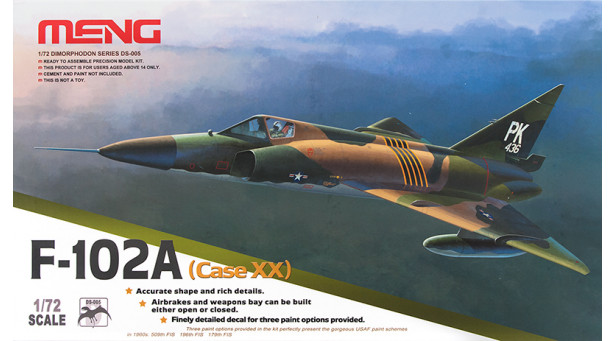 F-102A Convair, Delta Dagger - 1/72 MENG DS-005 F-102A Convair, Delta Dagger - 1/72 MENG DS-005