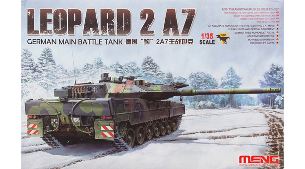 Leopard 2A7 Krauss-Maffei Wegmann - 1/35 MENG TS-027 Leopard 2A7 Krauss-Maffei Wegmann - 1/35 MENG TS-027