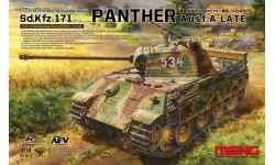 Panther, Panzerkampfwagen V, Sd.Kfz. 171, Ausf. A, MAN - MENG TS-035 1/35