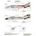 F-4B/J McDonnell Douglas, Phantom II - 1/48 MICROSCALE AC48-0038 F-4B/J McDonnell Douglas, Phantom II - 1/48 MICROSCALE AC48-0038