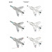 F-8E/H Vought, Crusader - 1/72 MICROSCALE AC72-0054