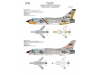 F-8C (F8U-2)/E Vought, Crusader - MICROSCALE AC72-0055 1/72