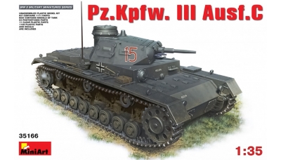 Panzerkampfwagen III, Sd.Kfz. 141 Ausf. C, Daimler-Benz - MINIART 35166 1/35
