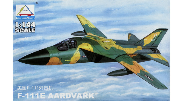 F-111E General Dynamics, Aardvark - 1/144 MINI HOBBY MODELS 80416