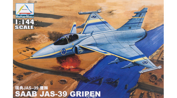 JAS 39A SAAB, Gripen - 1/144 MINI HOBBY MODELS 80425