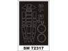 Маски для E16A1 Model 11 Aichi, Zuiun (FUJIMI) - MONTEX SM72317 1/72