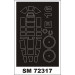 Маски для E16A1 Model 11 Aichi, Zuiun, Paul (FUJIMI) - 1/72 MONTEX SM72317. Набор афтермаркета.