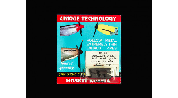 Патрубки выхлопные для Dewoitine D.520 SNCASE (TAMIYA) - 1/48 MOSKIT 48-55