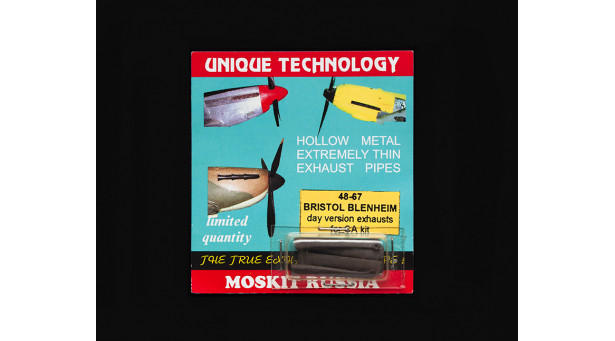 Патрубки выхлопные для Blenheim Bristol (кроме Mk IF) - 1/48 MOSKIT 48-67