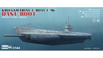 U-96, Type VIIC - NEVERLAND HOBBY 8001 1/144