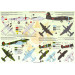 A-20G Douglas, Boston/P-38L Lockheed, Lightning/И-153 Поликарпов/Пе-3 Петляков - 1/48 OWL DECALS 48002