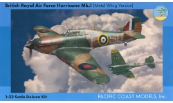 Hurricane Mk. I Hawker - PACIFIC COAST MODELS PCM 32012 1/32 PREORD