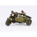 Type 97 Motorcycle with Sidecar Rikuo Nainenki KK Motorcar Manufacturing Company (ISUZU) - 1/35 PIT-ROAD G50