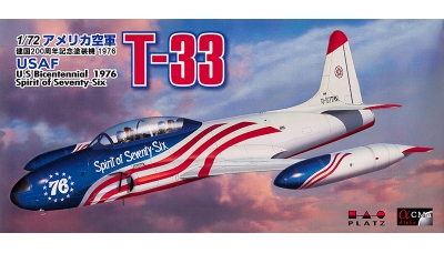 T-33A Lockheed, Shooting Star, T-Bird - PLATZ AC-8 1/72