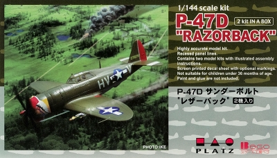 P-47D Republic, Thunderbolt - PLATZ PD-14 1/144