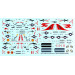 A-4E Douglas, Skyhawk - 1/144 PLATZ PD-20. Комплект из двух моделей
