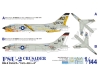 F-8C (F8U-2) Vought, Crusader - PLATZ PDR-6 1/144
