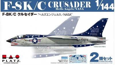 F-8A/С (F8U-1/2) / F-8K Vought, Crusader - PLATZ PDR-9 1/144