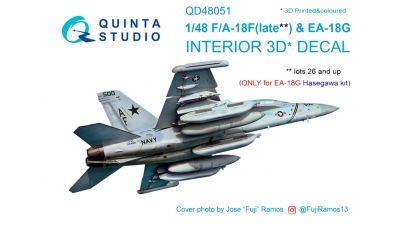 EA-18G Growler & F/A-18F Super Hornet, Boeing. 3D декали (HASEGAWA) - QUINTA STUDIO QD48051 1/48