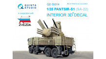 96К6, Панцирь-С1. 3D декали (ЗВЕЗДА) - QUINTA STUDIO QD35014 1/35