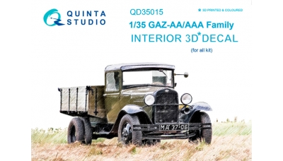 ГАЗ-АА/ААА. 3D декали - QUINTA STUDIO QD35015 1/35