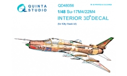 Су-17/22М4. 3D декали (KITTY HAWK) - QUINTA STUDIO QD48056 1/48