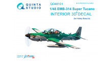 EMB-314 / A-29B Embraer, Super Tucano. 3D декали (HOBBY BOSS) - QUINTA STUDIO QD48101 1/48