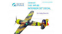IAR 80. 3D декали (HOBBY BOSS) - QUINTA STUDIO QD48127 1/48