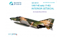 F-4E/EJ McDonnell Douglas, Phantom II. 3D декали (ZOUKEI-MURA) - QUINTA STUDIO QD48131 1/48