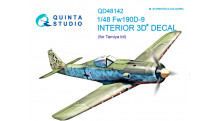 Fw 190D-9 Focke-Wulf. 3D декали (TAMIYA) - QUINTA STUDIO QD48142 1/48