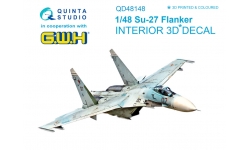 Су-27. 3D декали (GREAT WALL HOBBY) - QUINTA STUDIO QD48148 1/48